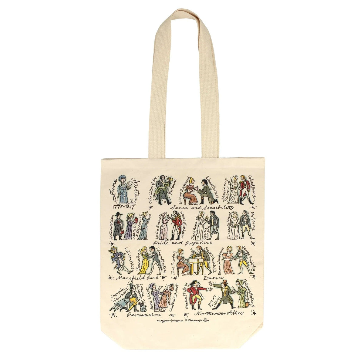 Jane Austen Tote Bag BookGeek