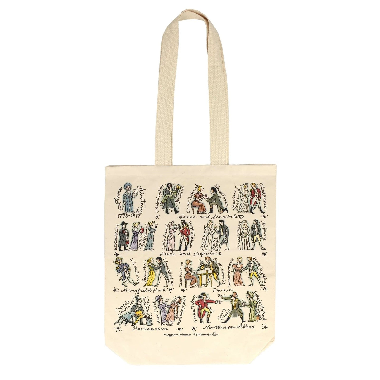 Jane Austen Tote Bag BookGeek
