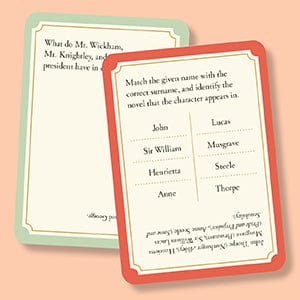 Jane Austen Trivia BookGeek