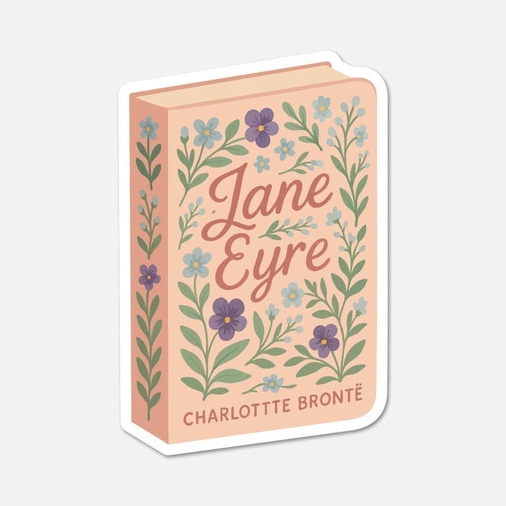 Jane Eyre by Charlotte Bronte  - Book Sticker BookGeek