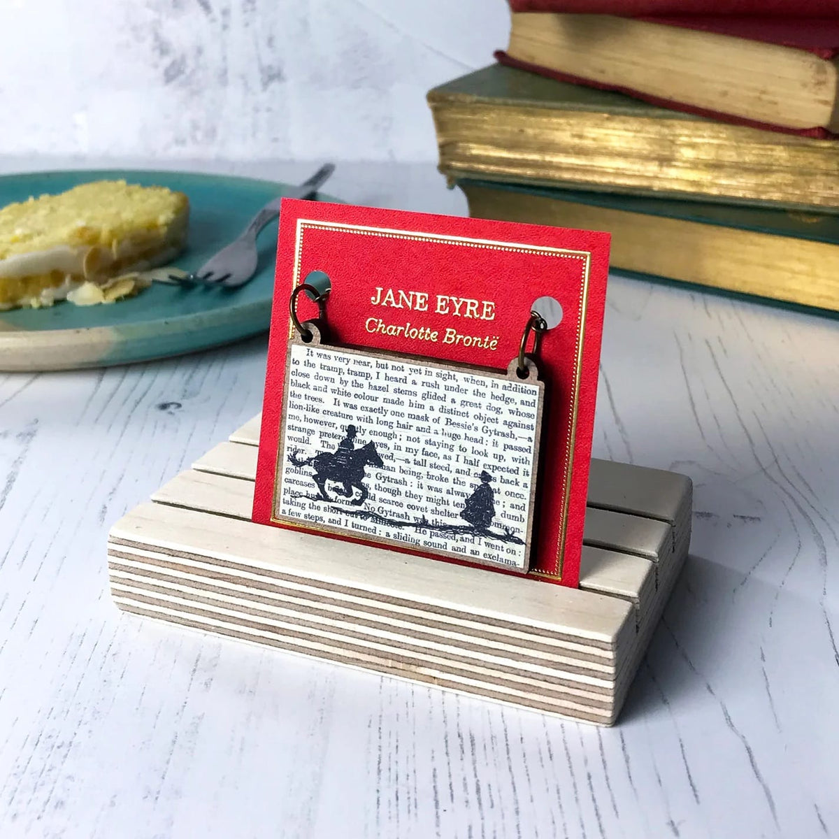 Jane Eyre Silhouette Necklace BookGeek