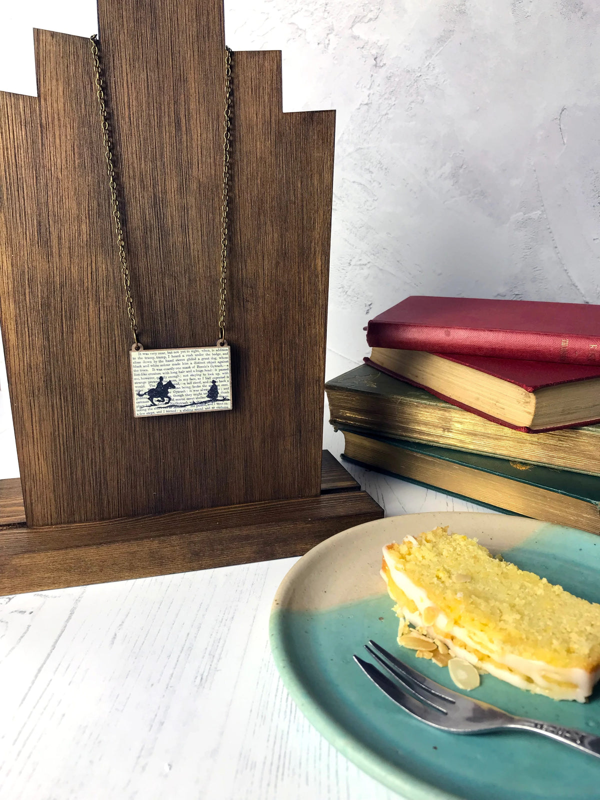 Jane Eyre Silhouette Necklace BookGeek