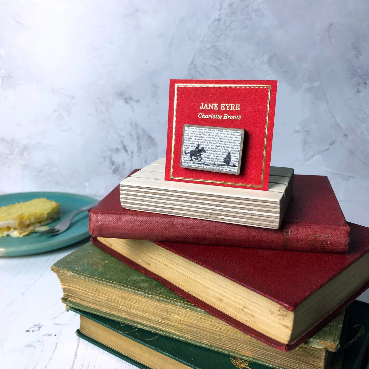 Jane Eyre Silhouette Pin BookGeek