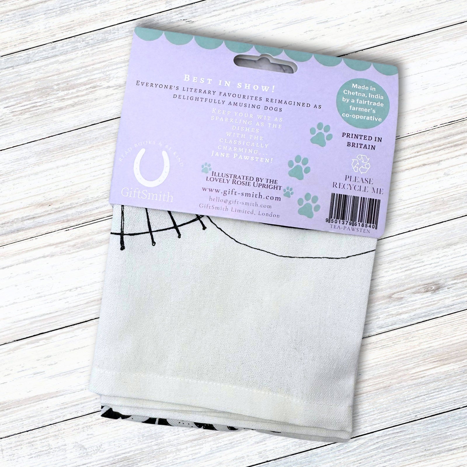 Jane Pawsten Tea Towel BookGeek