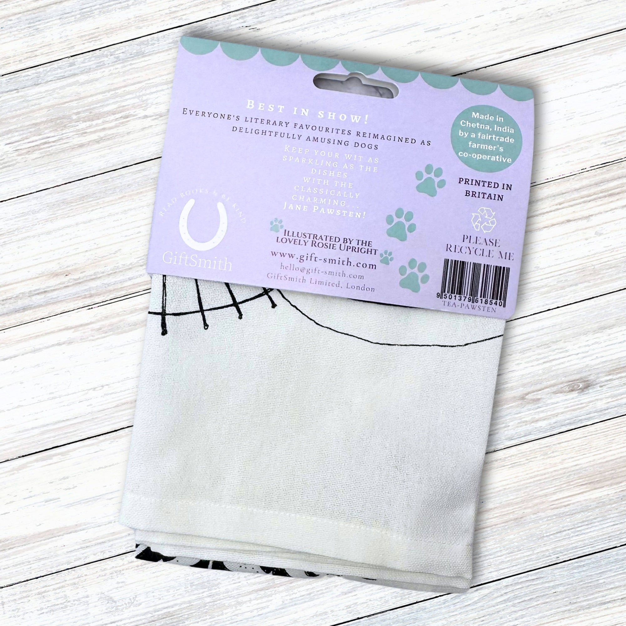 Jane Pawsten Tea Towel BookGeek