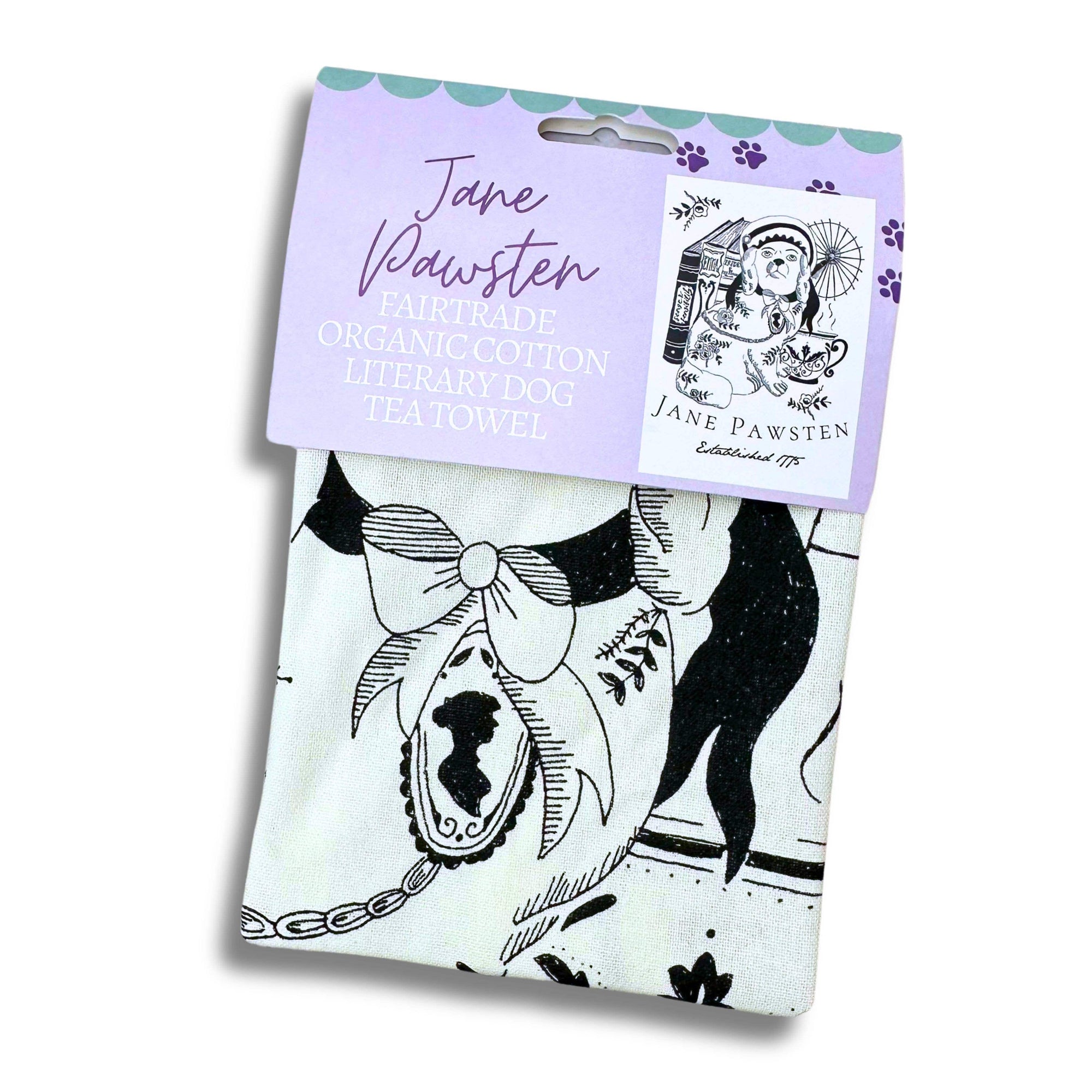 Jane Pawsten Tea Towel BookGeek