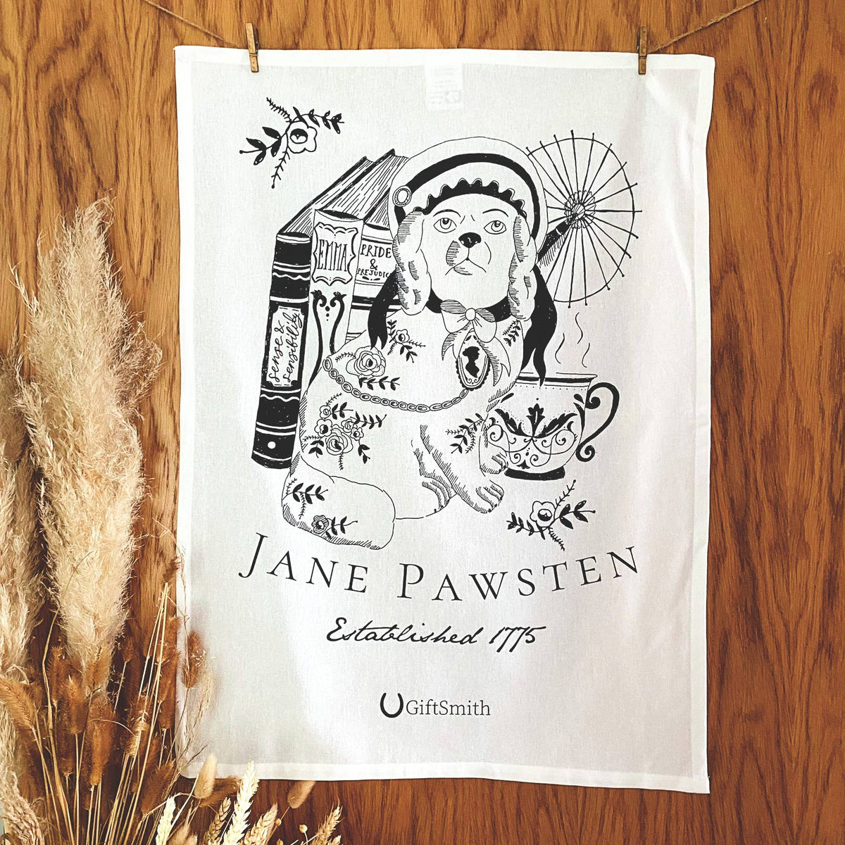 Jane Pawsten Tea Towel BookGeek