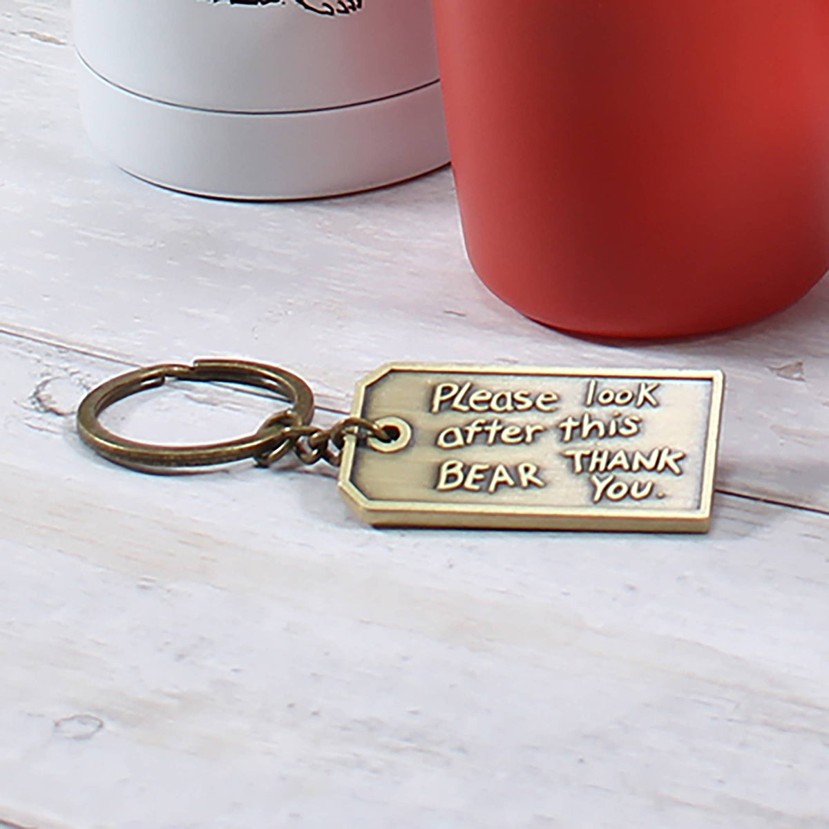 Keyring Boxed - Paddington Bear (Tag gold) BookGeek