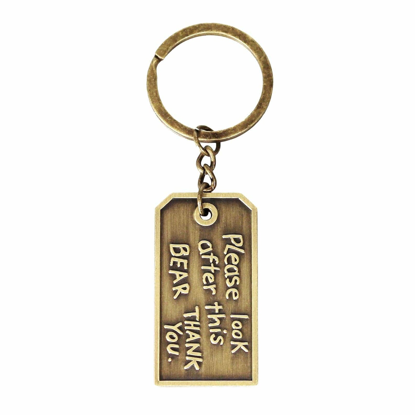 Keyring Boxed - Paddington Bear (Tag gold) BookGeek