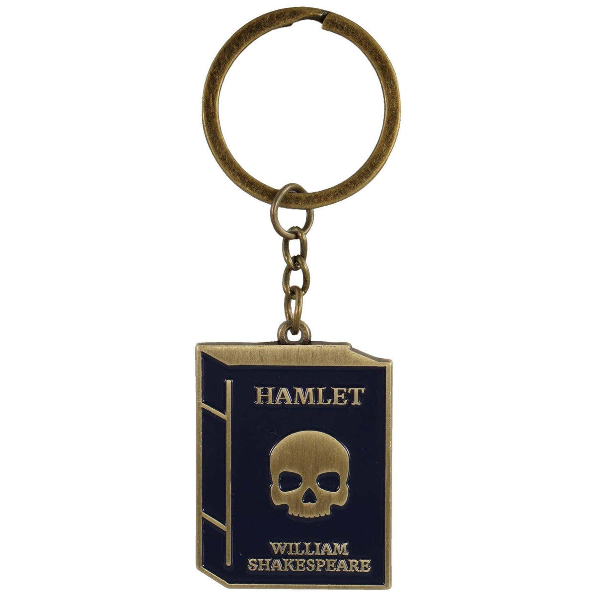 Keyring Metal - Shakespeare (Hamlet) BookGeek