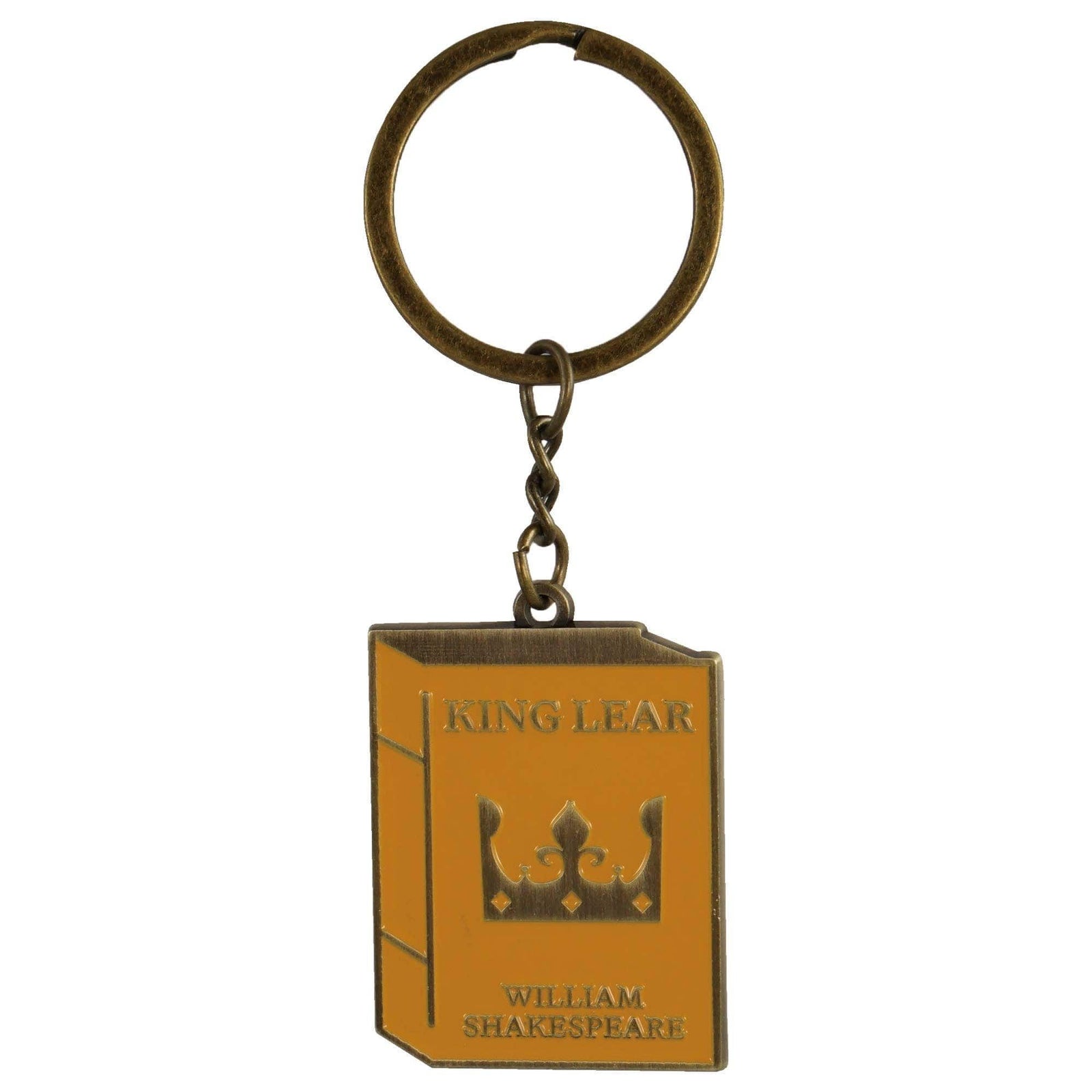 Keyring Metal - Shakespeare (King Lear) BookGeek