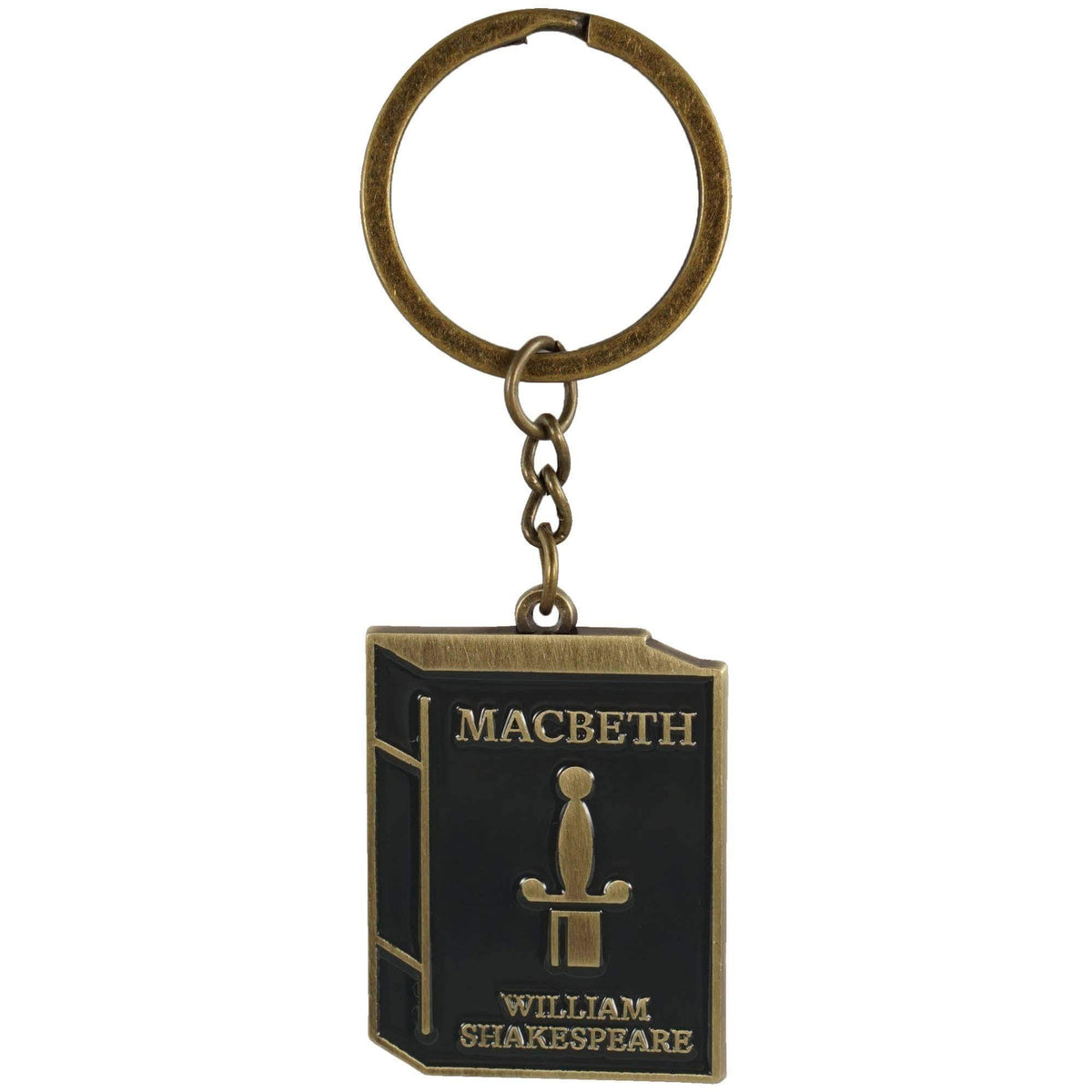 Keyring Metal - Shakespeare (Macbeth) BookGeek