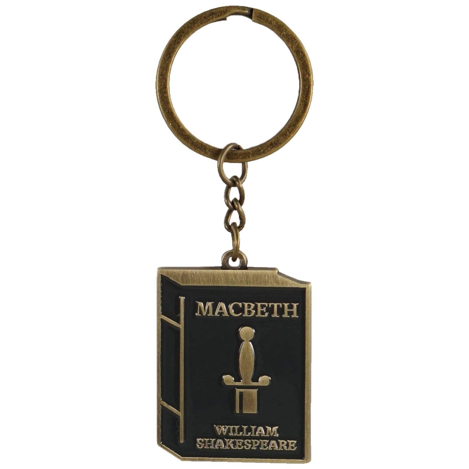 Keyring Metal - Shakespeare (Macbeth) BookGeek