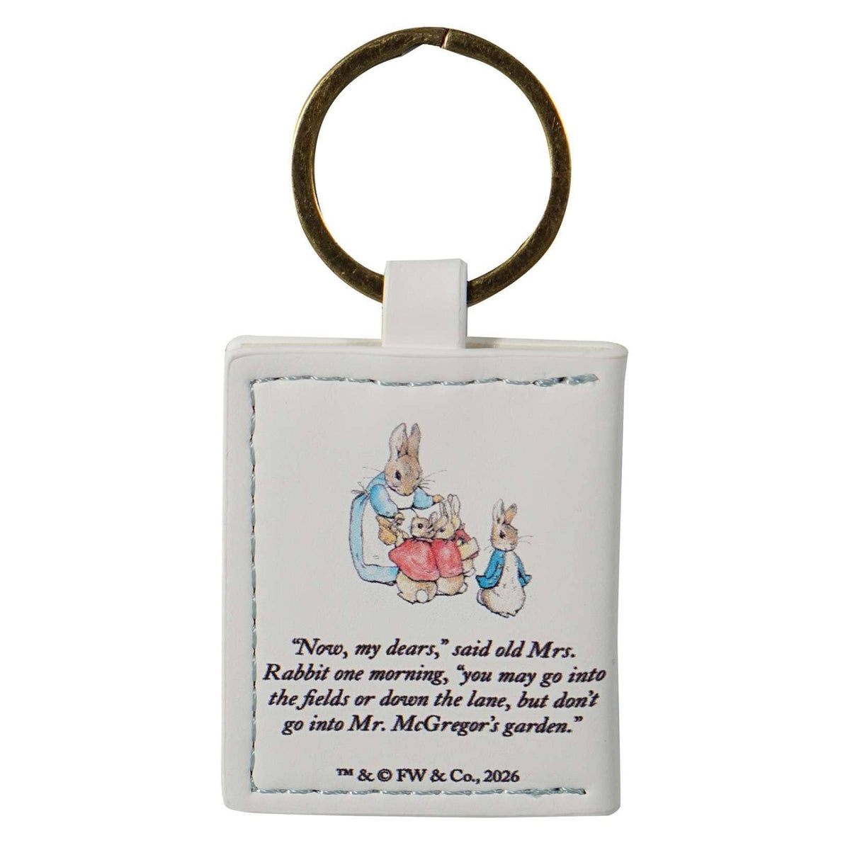 Keyring PU - Peter Rabbit BookGeek