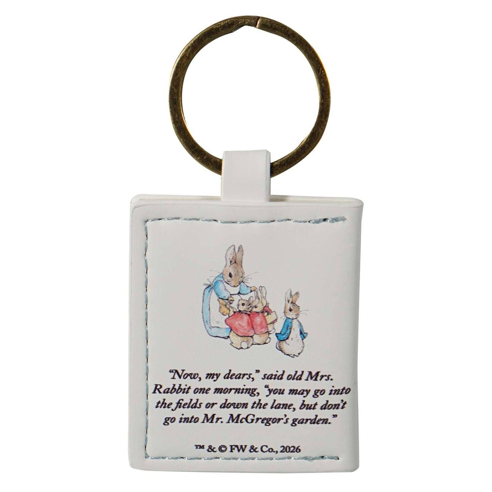 Keyring PU - Peter Rabbit BookGeek
