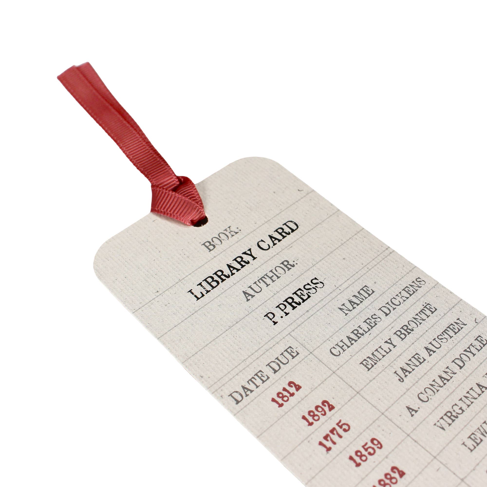 Library Card Bookmark BookGeek