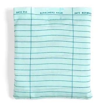 Library Card Foldable Tote Bag BookGeek