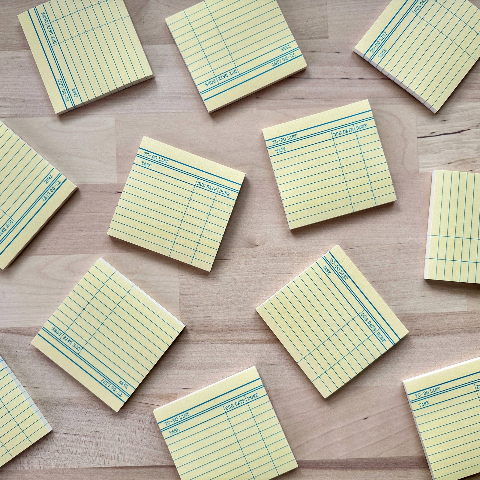 Post Note Catd Library Card Post-It Sticky Notes BookGeek