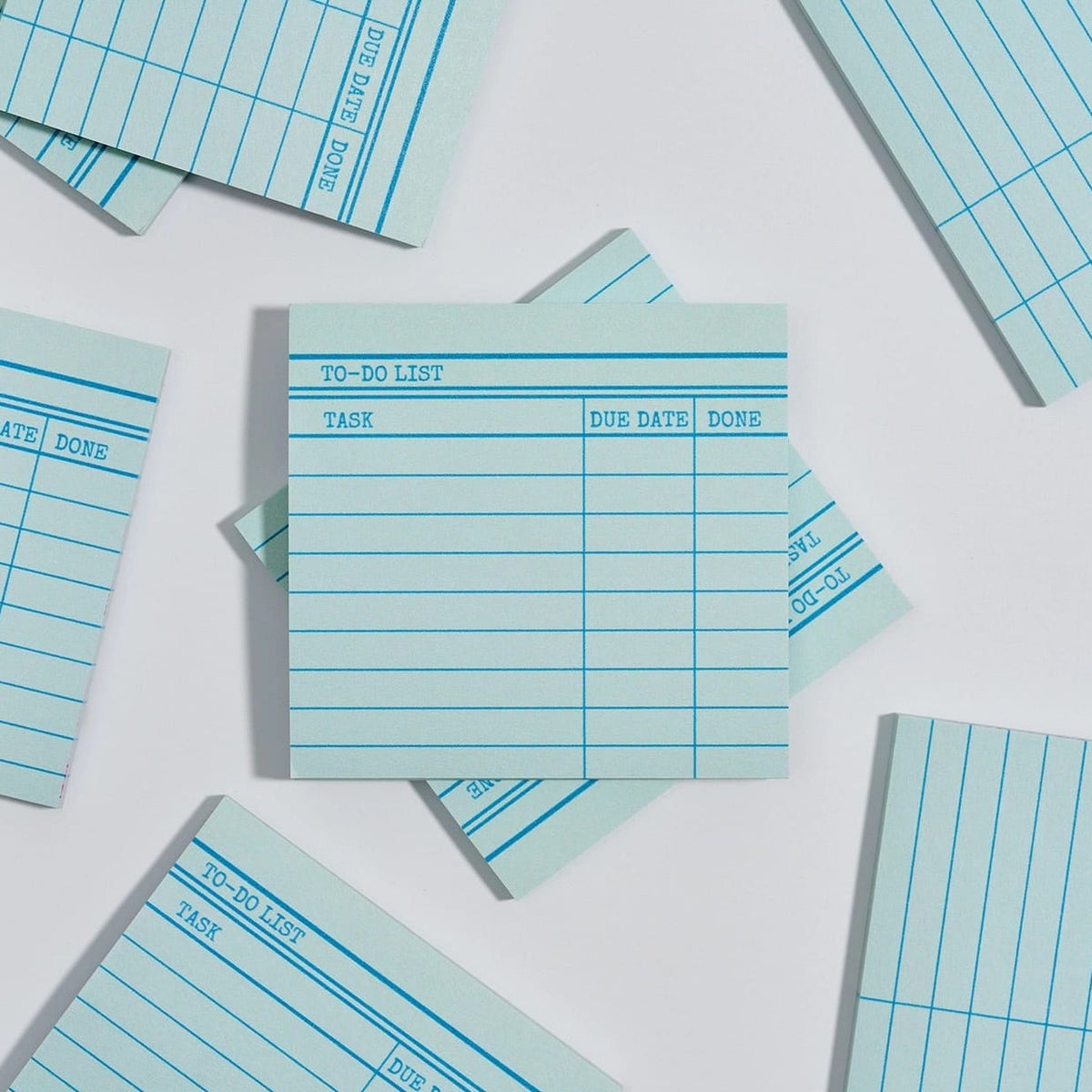 Library Card To-Do Sticky Notes BookGeek