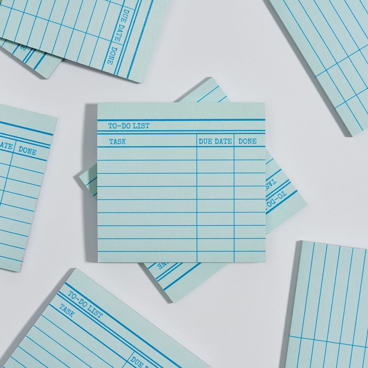 Library Card To-Do Sticky Notes BookGeek
