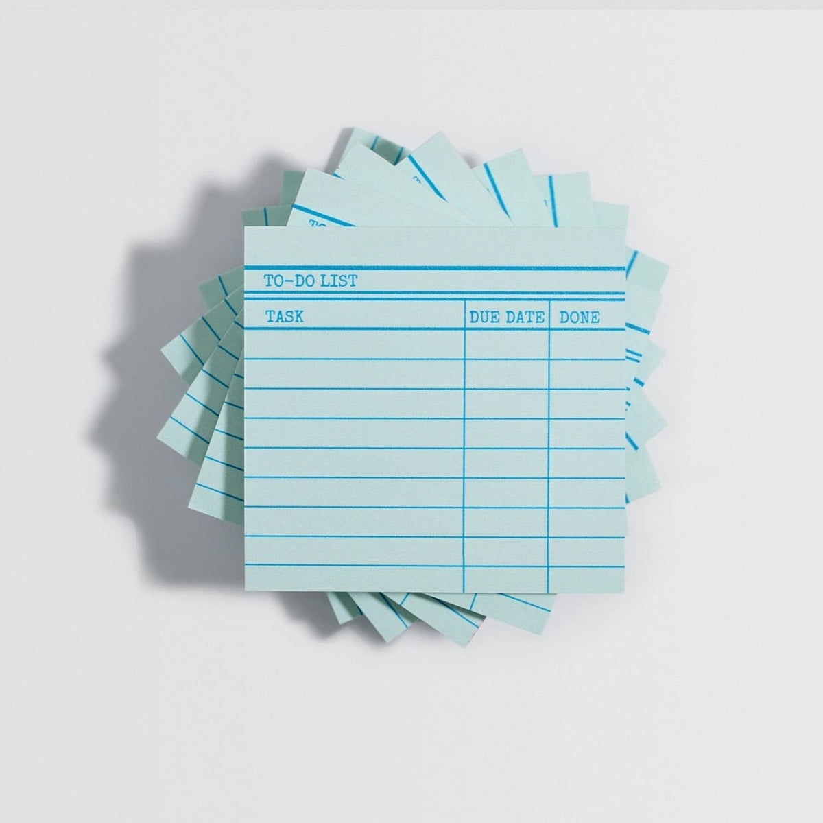 Library Card To-Do Sticky Notes BookGeek