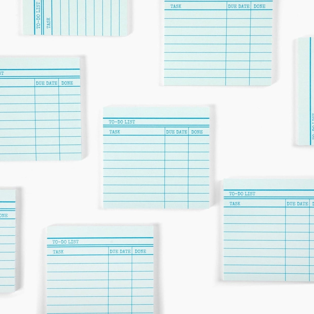 Library Card To-Do Sticky Notes BookGeek