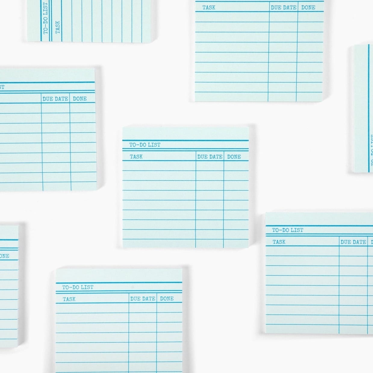 Library Card To-Do Sticky Notes BookGeek