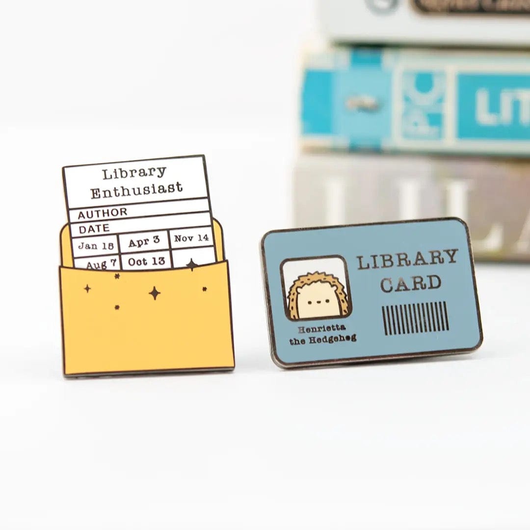 Library Enthusiast Enamel Pin BookGeek