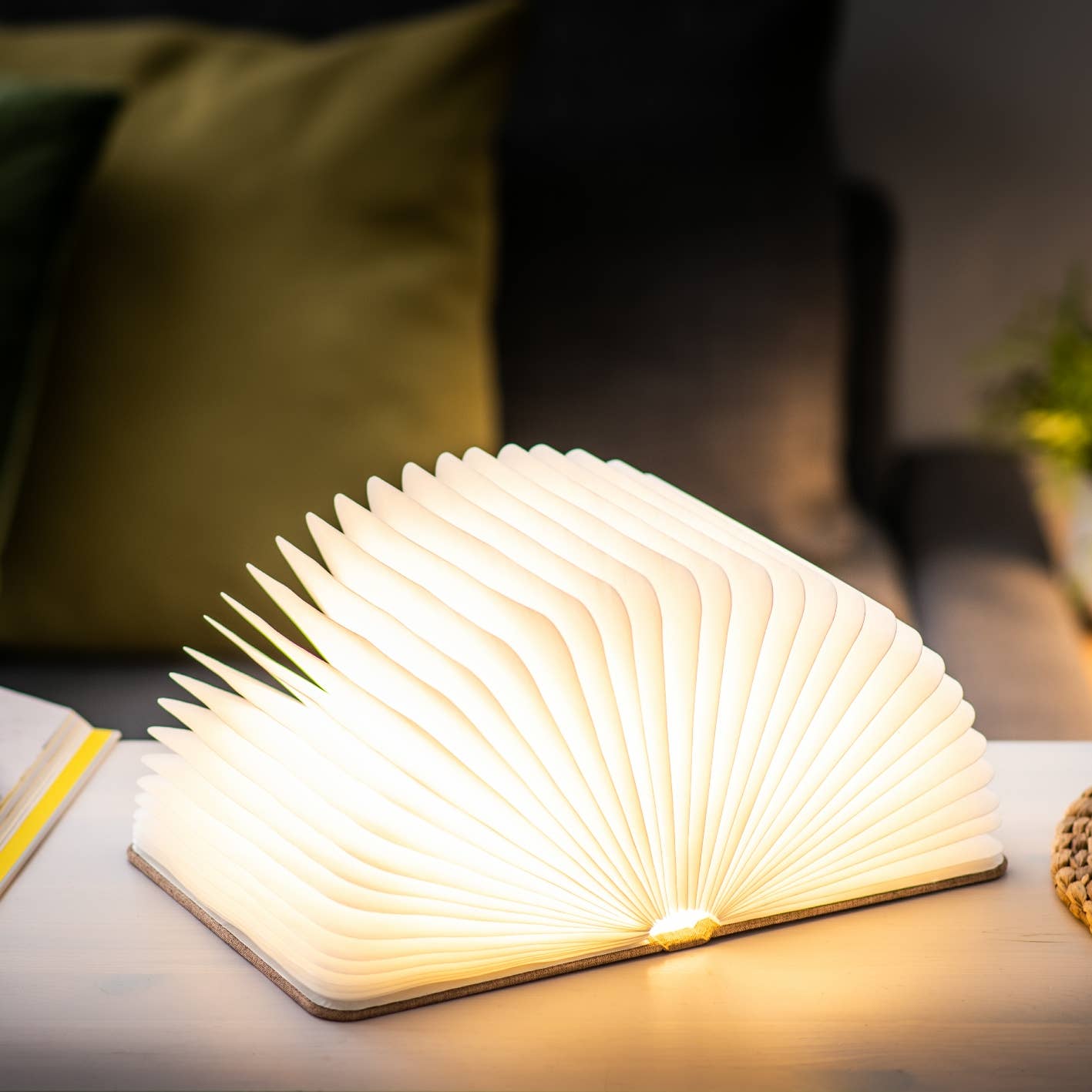 Linen Fabric Smart Book Light BookGeek
