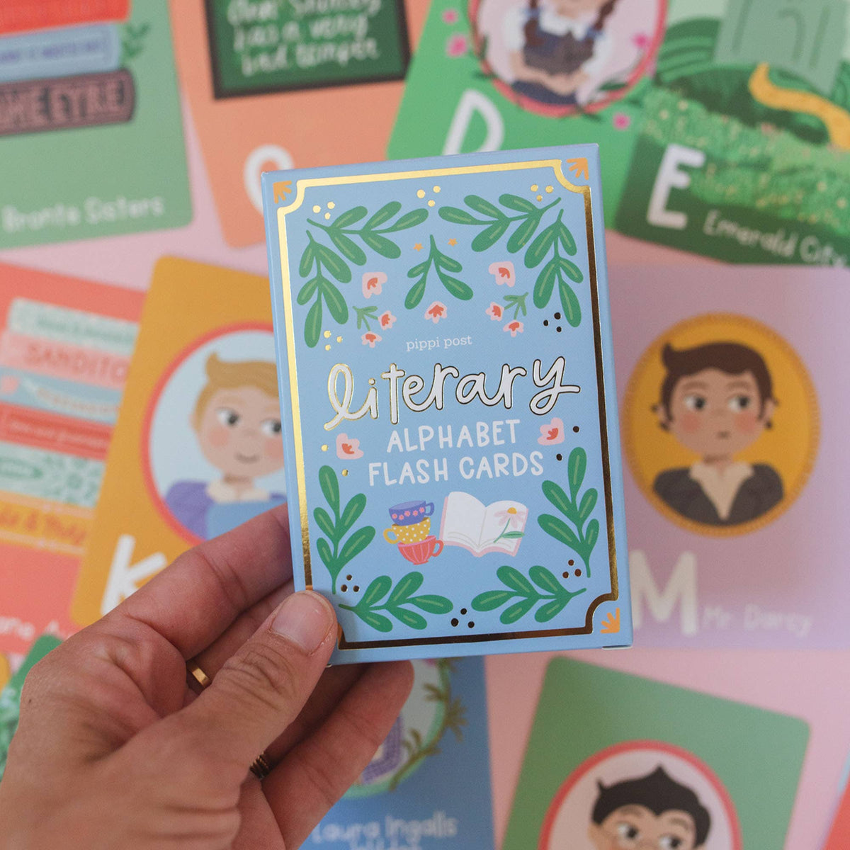 Literary Favorites Alphabet Flash Cards BookGeek