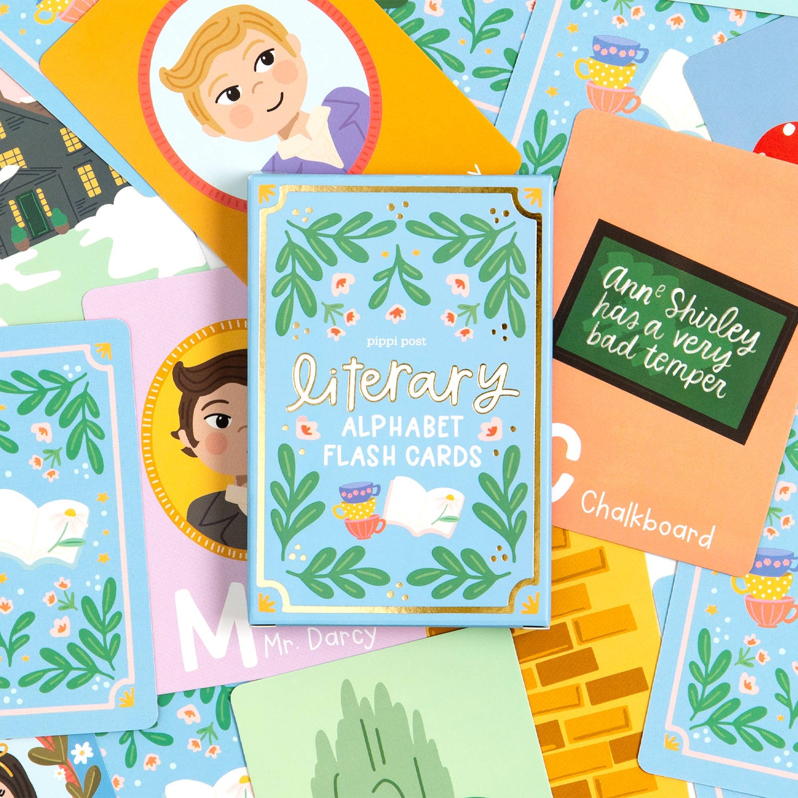 Literary Favorites Alphabet Flash Cards BookGeek