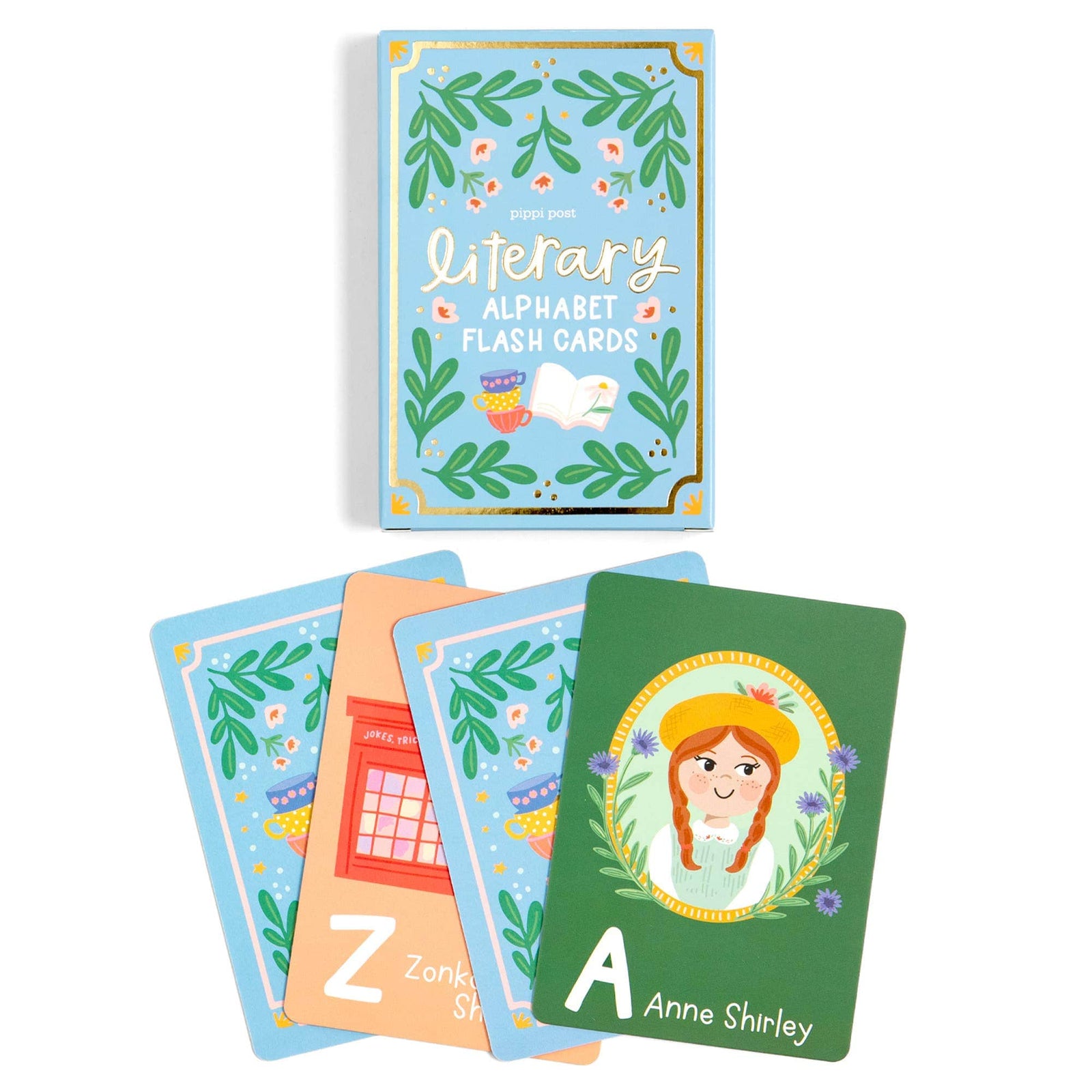 Literary Favorites Alphabet Flash Cards BookGeek