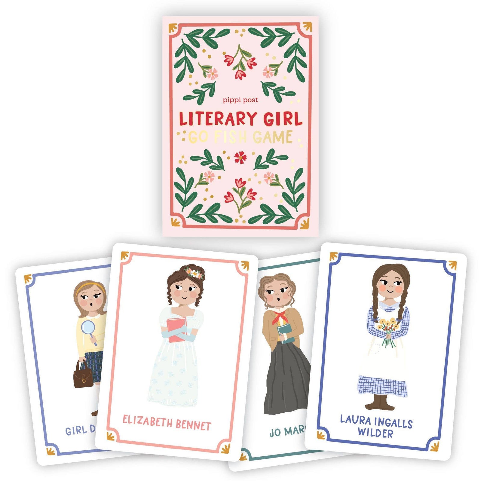 Literary Girls Go Fish Card Game BookGeek