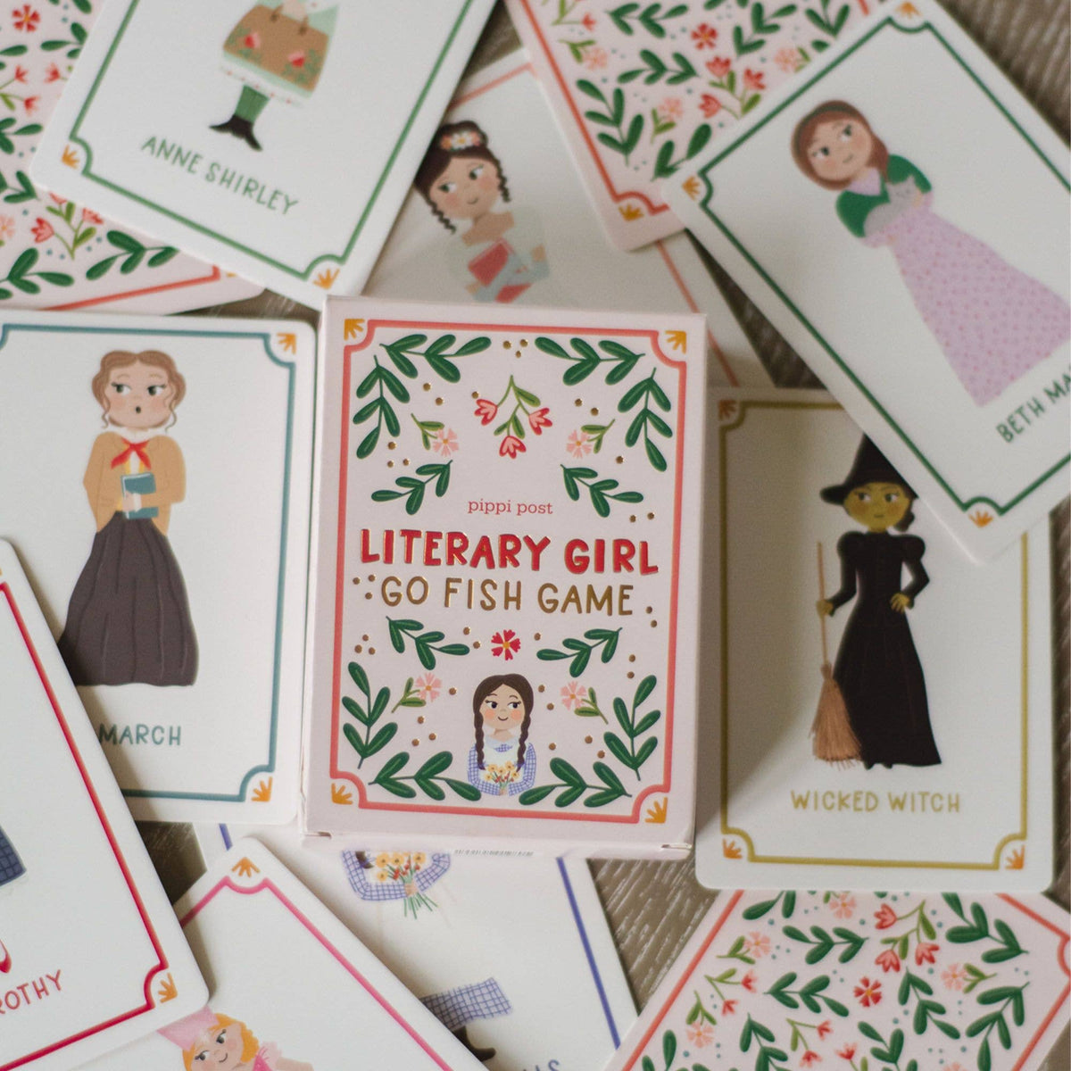 Literary Girls Go Fish Card Game BookGeek