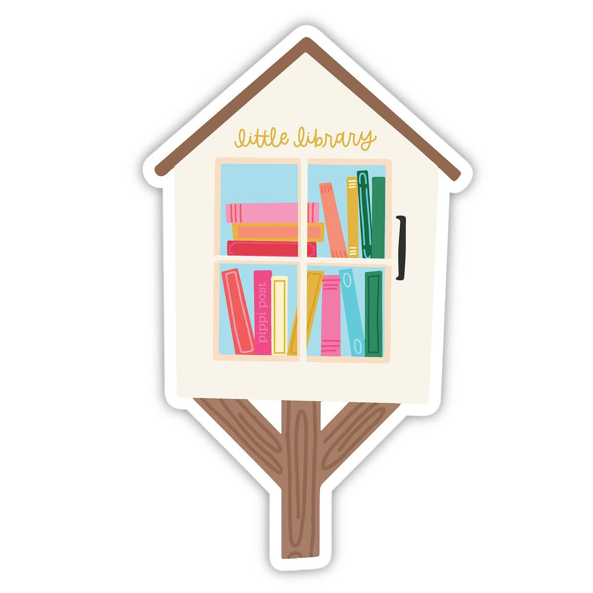 Little Library Decal Sticker BookGeek