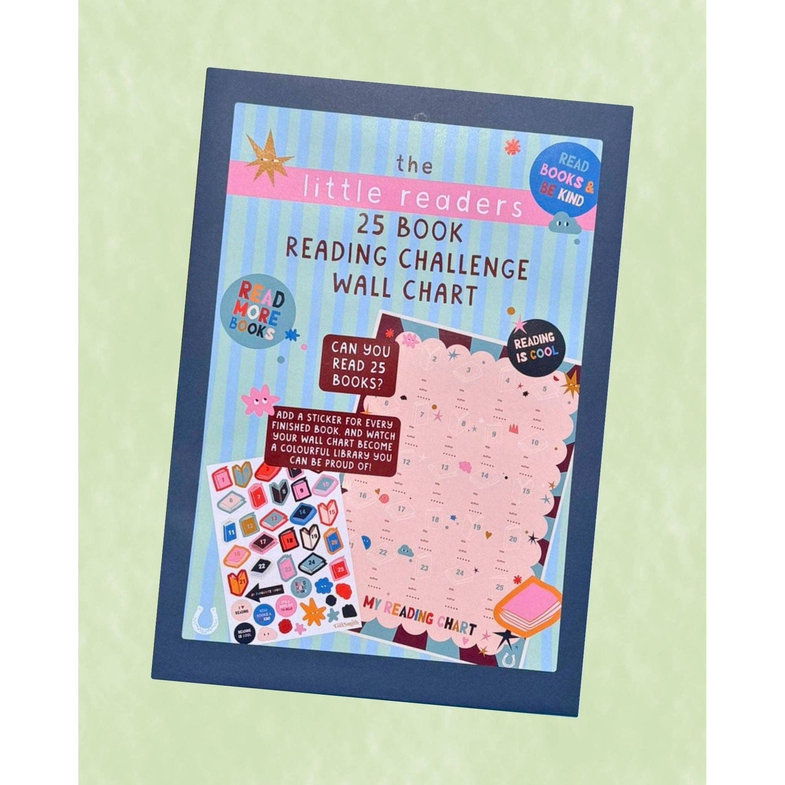 LITTLE READER 25 Book Reading Challenge Wall Chart BookGeek
