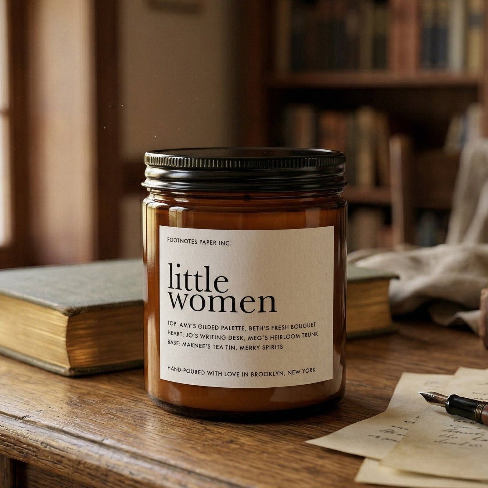 Little Women Candle | Floral Woody BookGeek