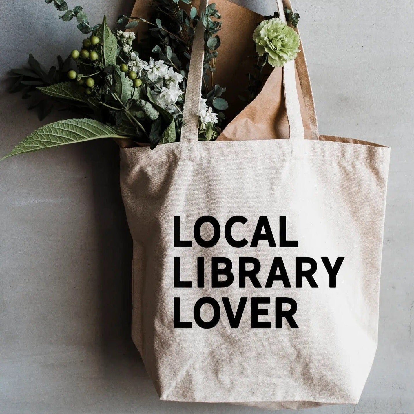 Local Library Lover Tote Bag BookGeek