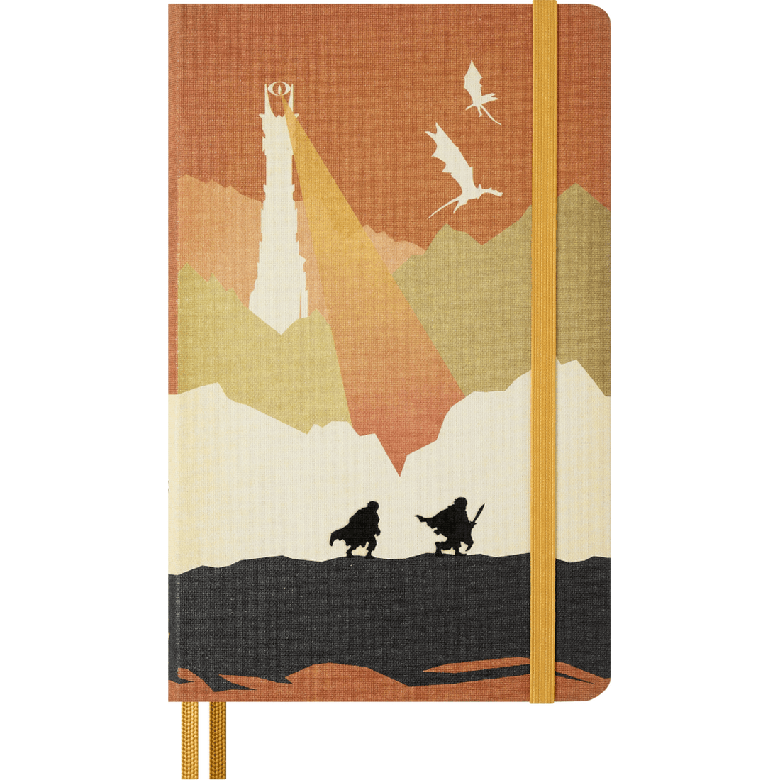 Lord of the Rings Frodo and Sam Large Ruled Notebook BookGeek