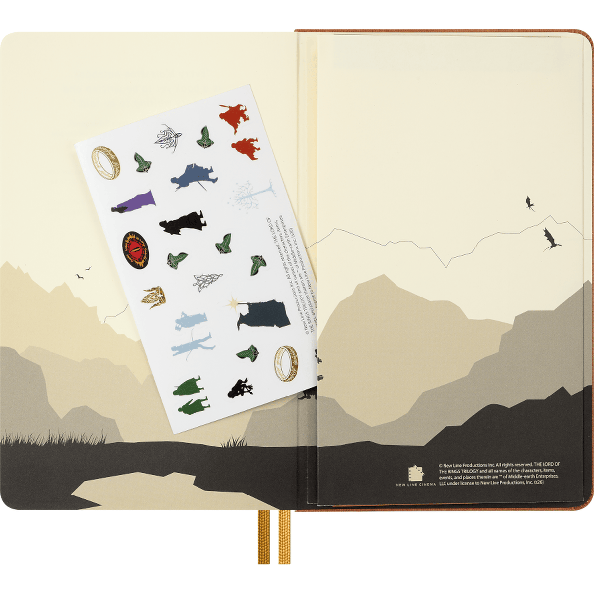 Lord of the Rings Frodo and Sam Plain Notebook BookGeek