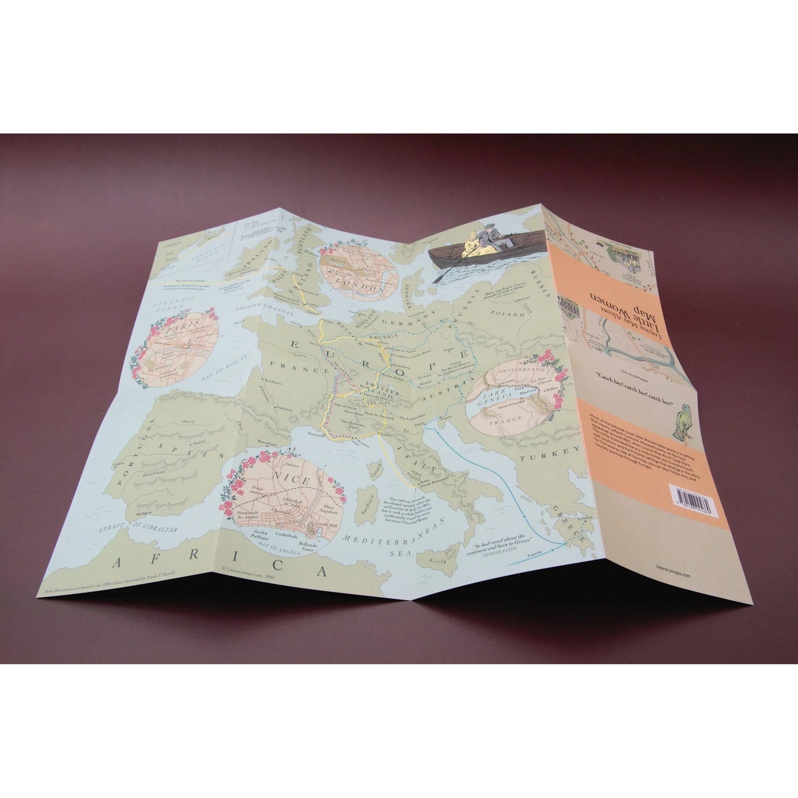 Louisa May Alcott: Little Women Map BookGeek