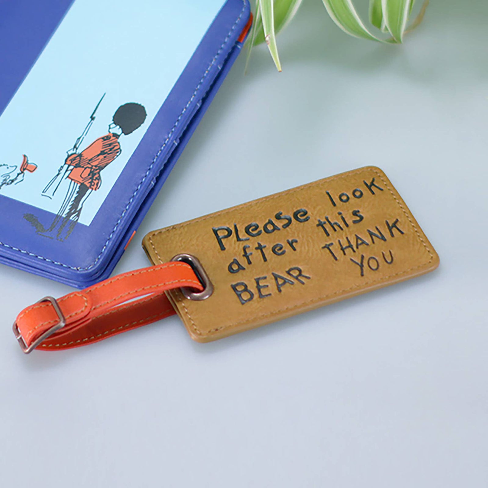 Luggage Bag Tag PU - Paddington (Look After This Bear) BookGeek