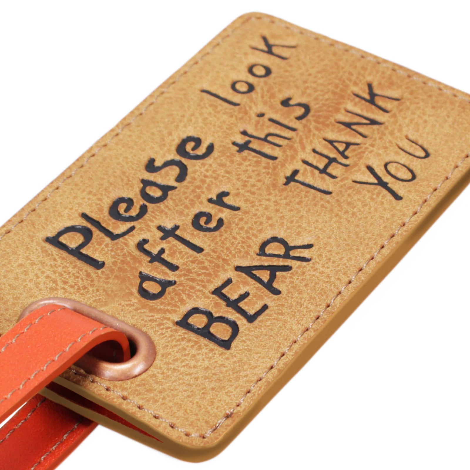 Luggage Bag Tag PU - Paddington (Look After This Bear) BookGeek