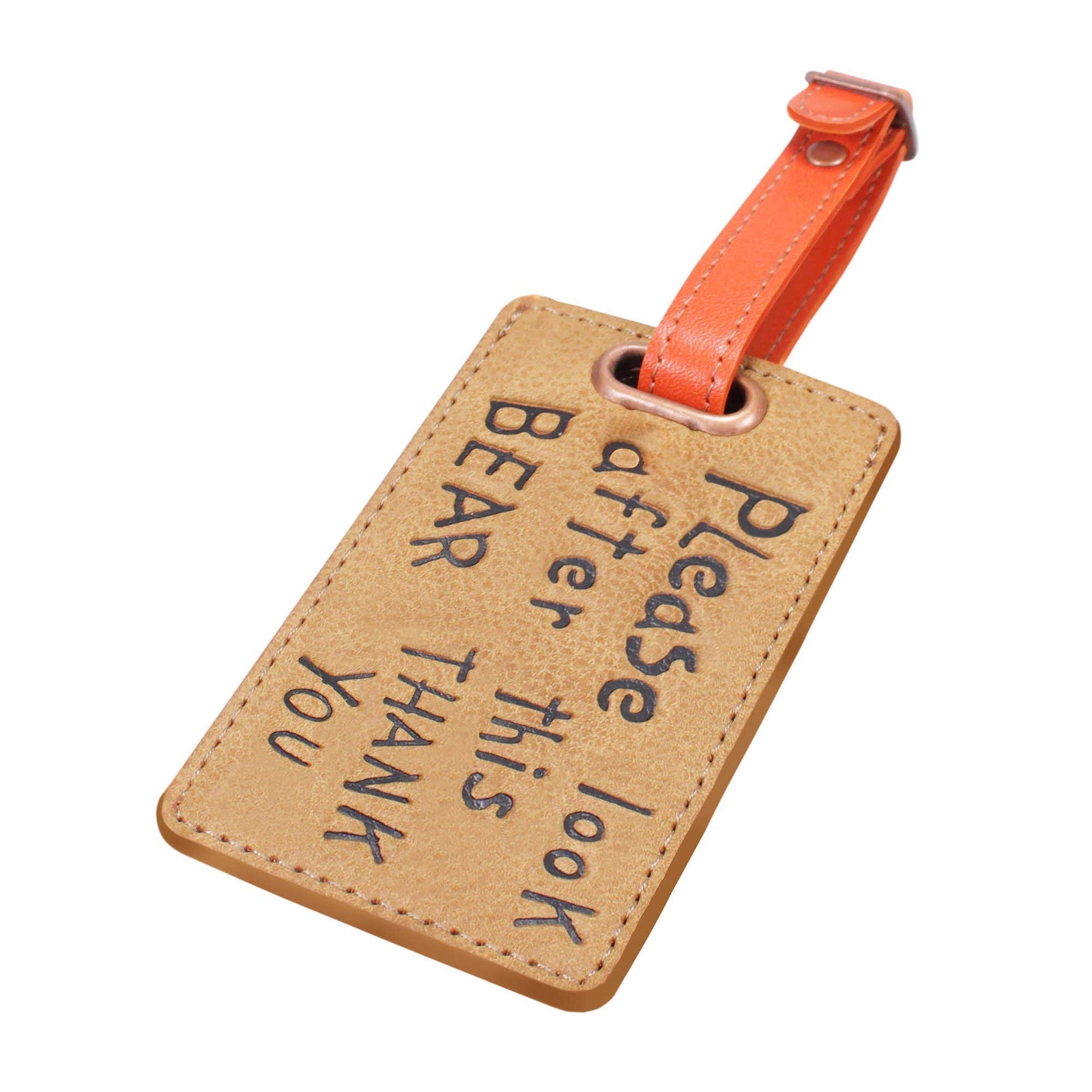 Luggage Bag Tag PU - Paddington (Look After This Bear) BookGeek