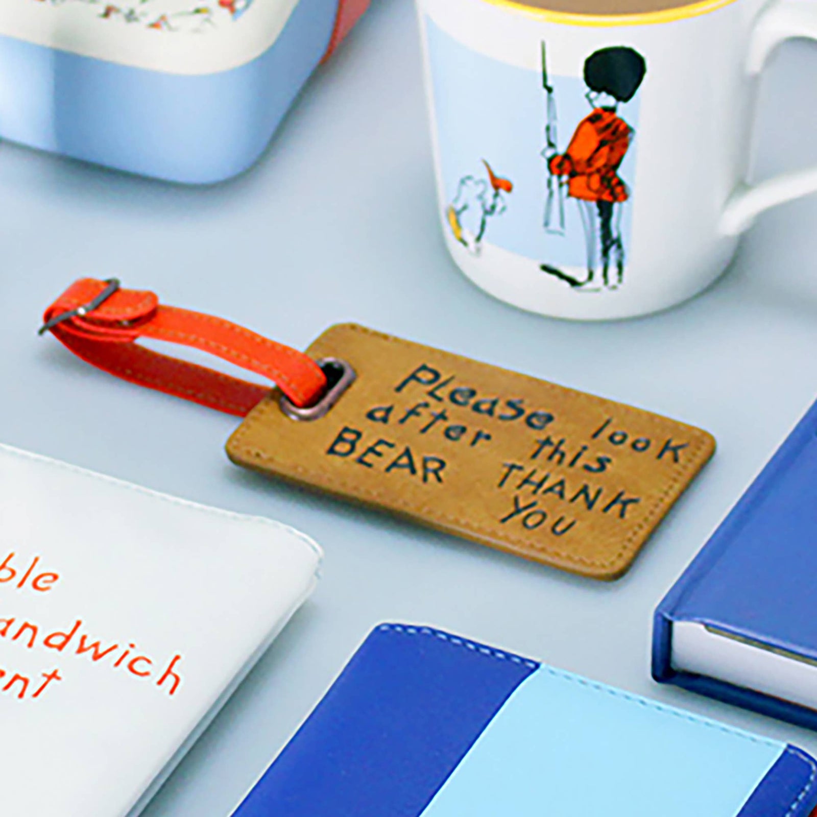 Luggage Bag Tag PU - Paddington (Look After This Bear) BookGeek