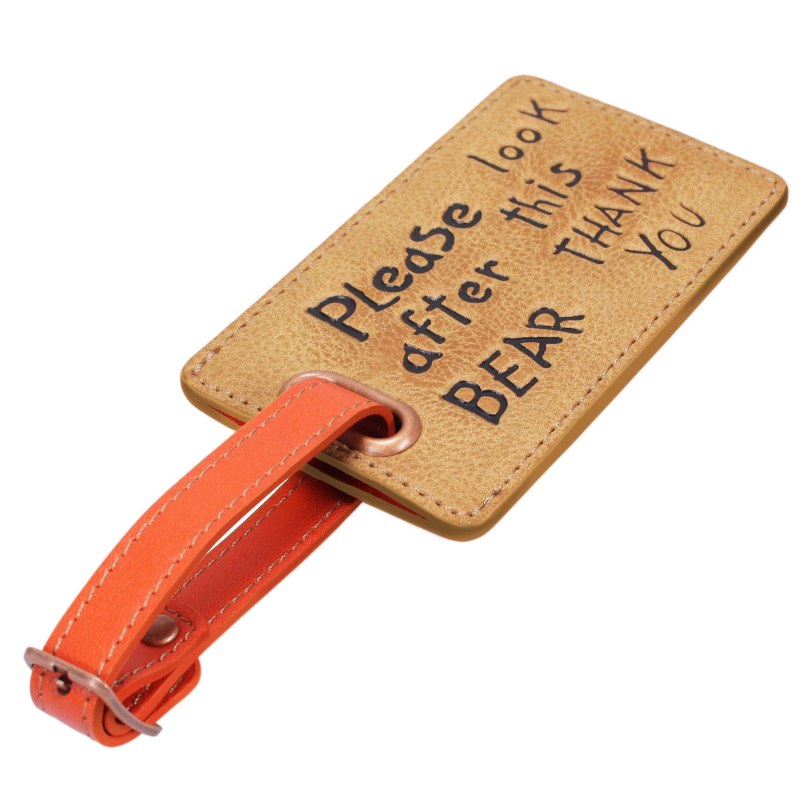 Luggage Bag Tag PU - Paddington (Look After This Bear) BookGeek