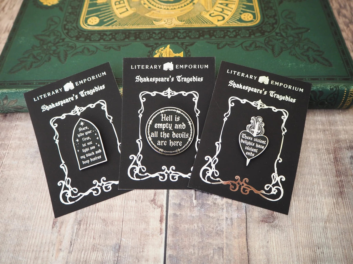 Macbeth Enamel Pin BookGeek