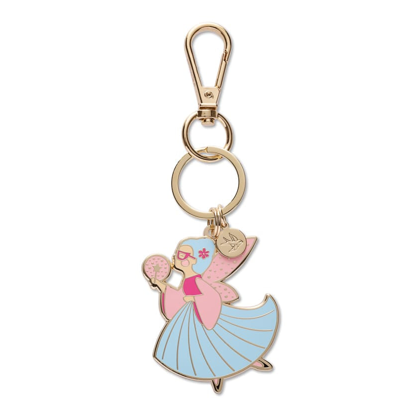 Magical Makeover Enamel Keyring BookGeek