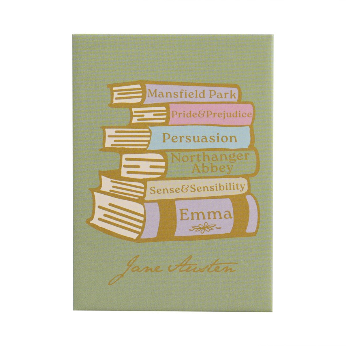 Magnet Metal - Jane Austen (Books) BookGeek