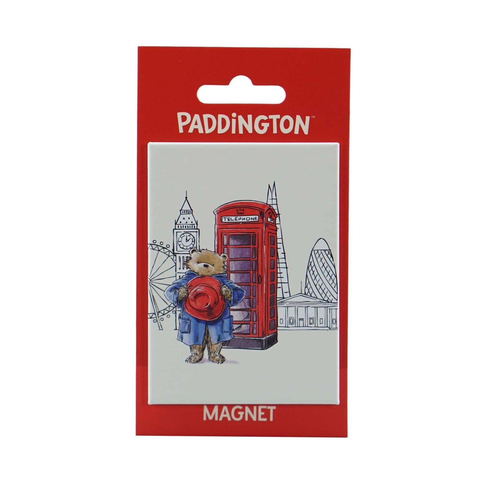 Magnet Metal - Paddington (Paddington Telephone Box) BookGeek